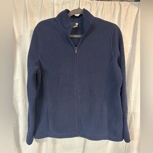 L.L. Bean Women's Navy Fleece Jacket
